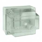 Коробка ответвит. с гладкими стенками, прозрачная, IP56, 380х300х180мм