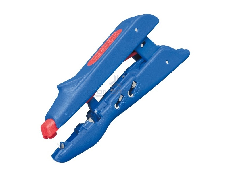 Инструмент для снятия изоляции 0.5-6 мм.кв с опрессовкой втулочных наконечников WEICON №300