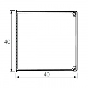 Мини кабель-канал 40x40мм Legrand METRA (кабельный короб)