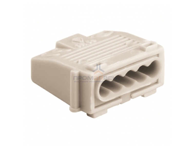 Клеммная колодка безвинтовая 5p 1,5-2,5мм.кв.
