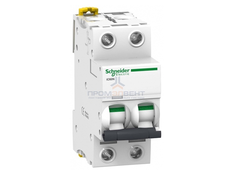 Автоматический выключатель Schneider Electric Acti 9 iC60N 2П 6A 6кА B (автомат)
