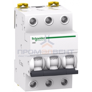 Автоматический выключатель Schneider Electric Acti 9 iK60 3П 50A 6кА C (автомат)