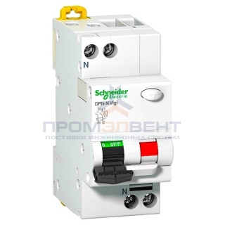 Дифференциальный атомат Schneider Electric DPN N VIGI 6кА 10A C 30мA