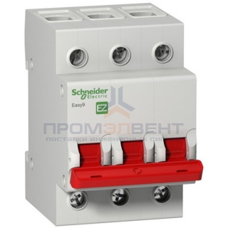 Выключатель нагрузки (модульный рубильник) Easy9 3П 80А 400В Schneider Electric