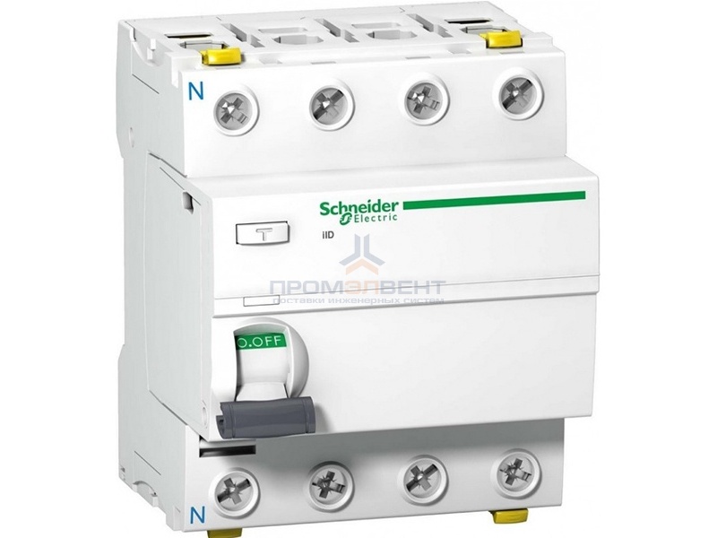 УЗО Acti 9 iID K 4П 25A 300mA AC Schneider Electric