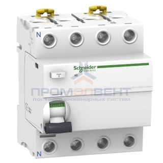 УЗО Acti 9 iID 4П 80A 30mA AC Schneider Electric