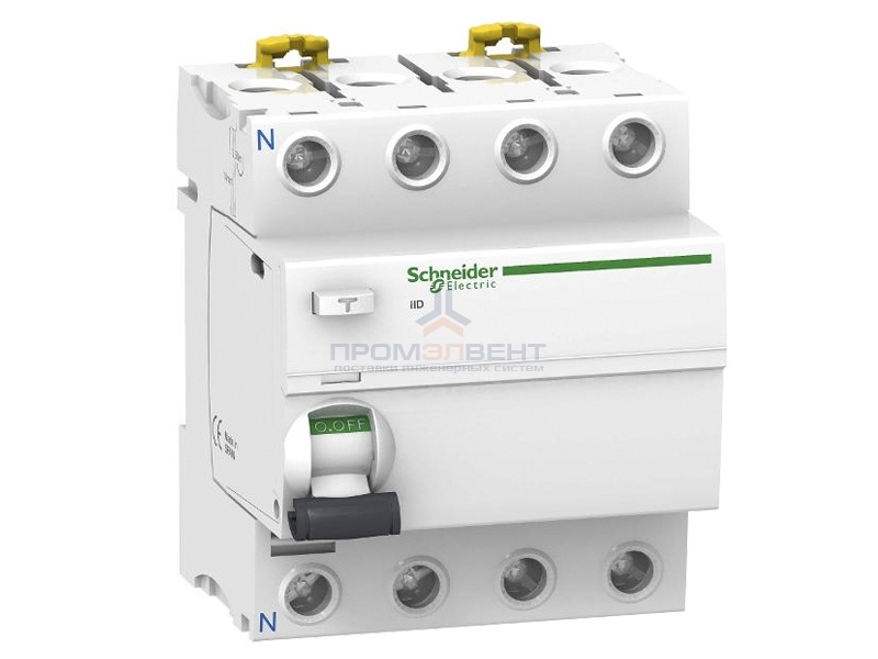 УЗО Acti 9 iID 4П 63A 30mA AC Schneider Electric