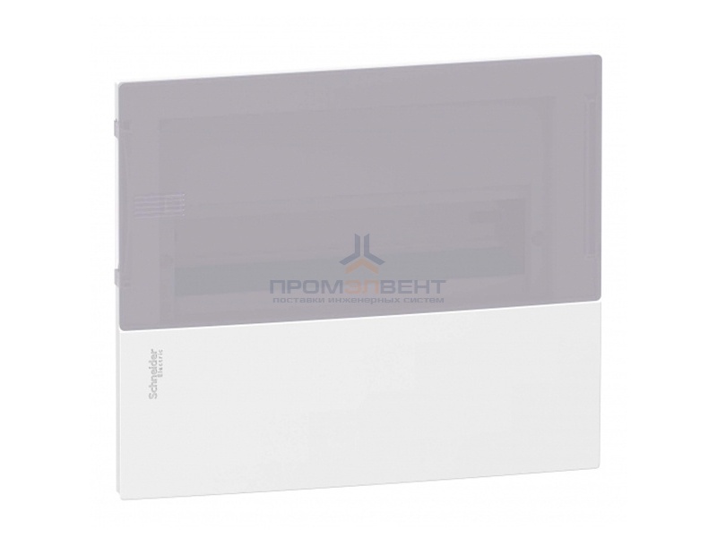 Бокс встраиваемый Schneider Electric Mini Pragma 12 модулей с дымчатой дверью с клемниками N+PE