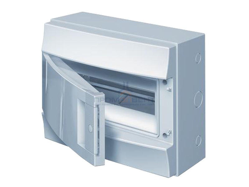 Влагозащищенный настенный бокс ABB Mistral65 12М непрозрачная дверь без клеммного блока