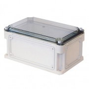 Корпус пластиковый общего назначения IP67, 400x200x146 (высота крышки 21), стенки с выбивными фланца
