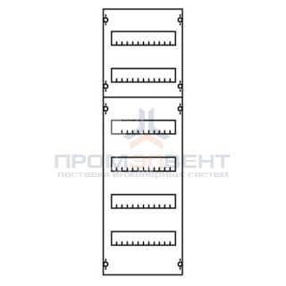 Панель под установку модульных устройств 1ряд/6 рейки высота 900 мм