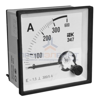 Амперметр Э47 600/5А кл. точн. 1,5 96х96мм